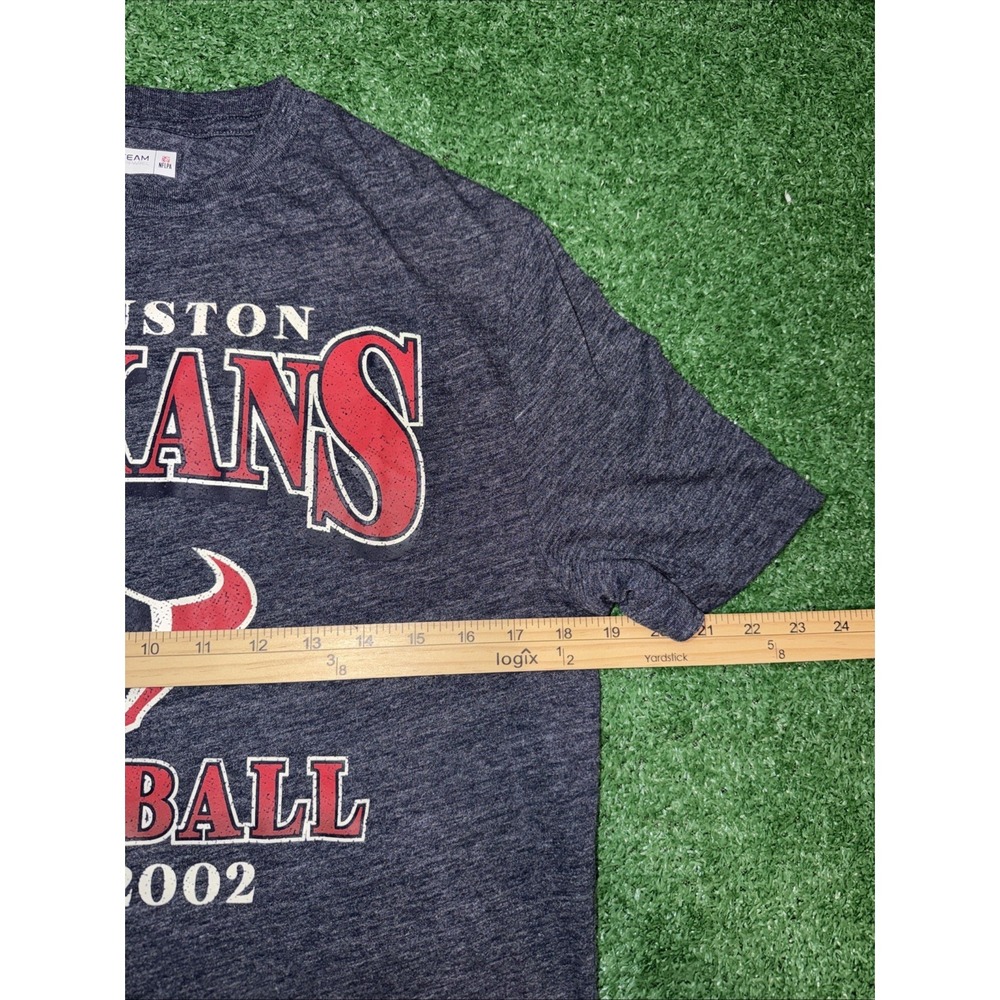 Houston Texans‎ NFL Team Apparel Shirt Medium Blue Established 2002 - Picture 4 of 6